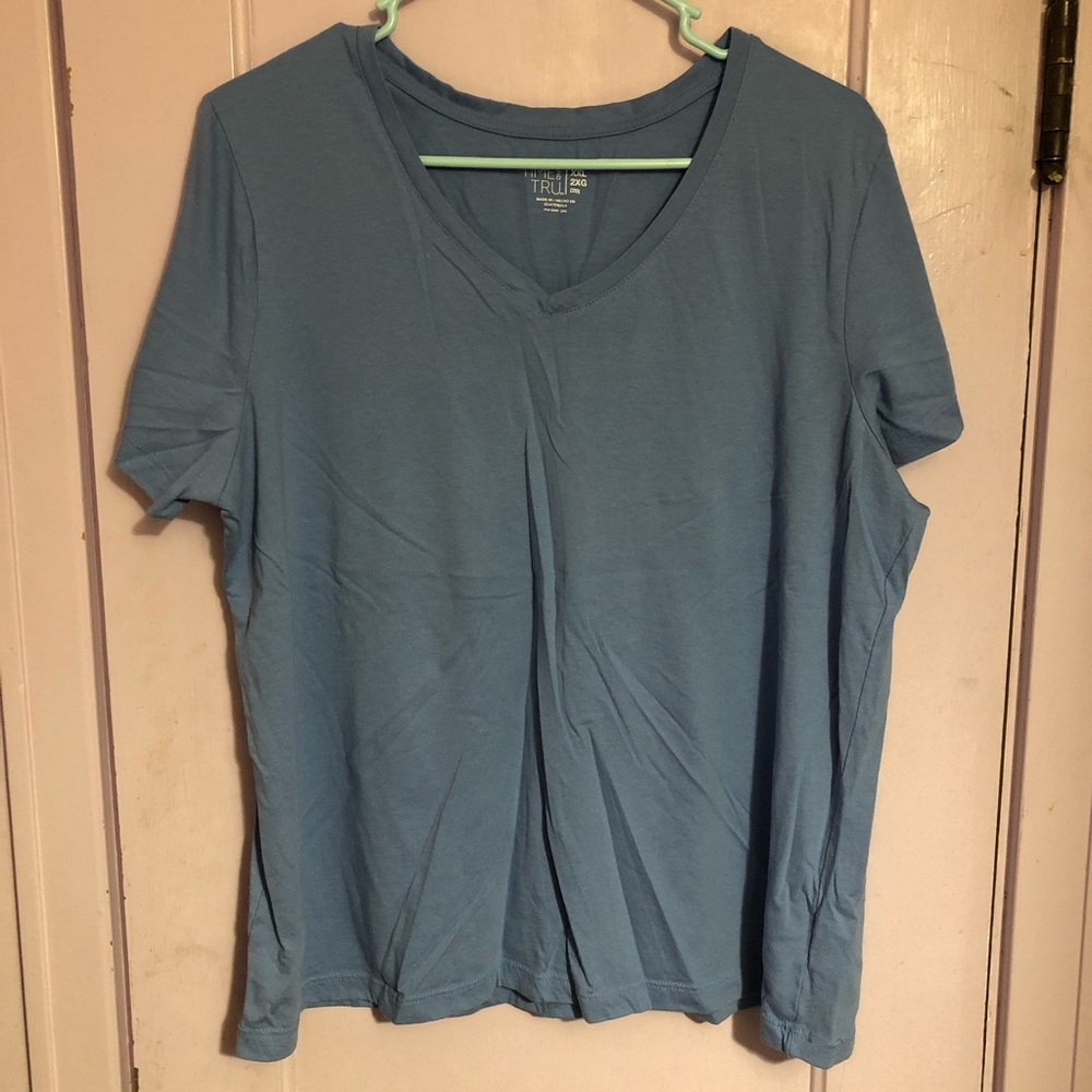 Time and Tru blue shirt
